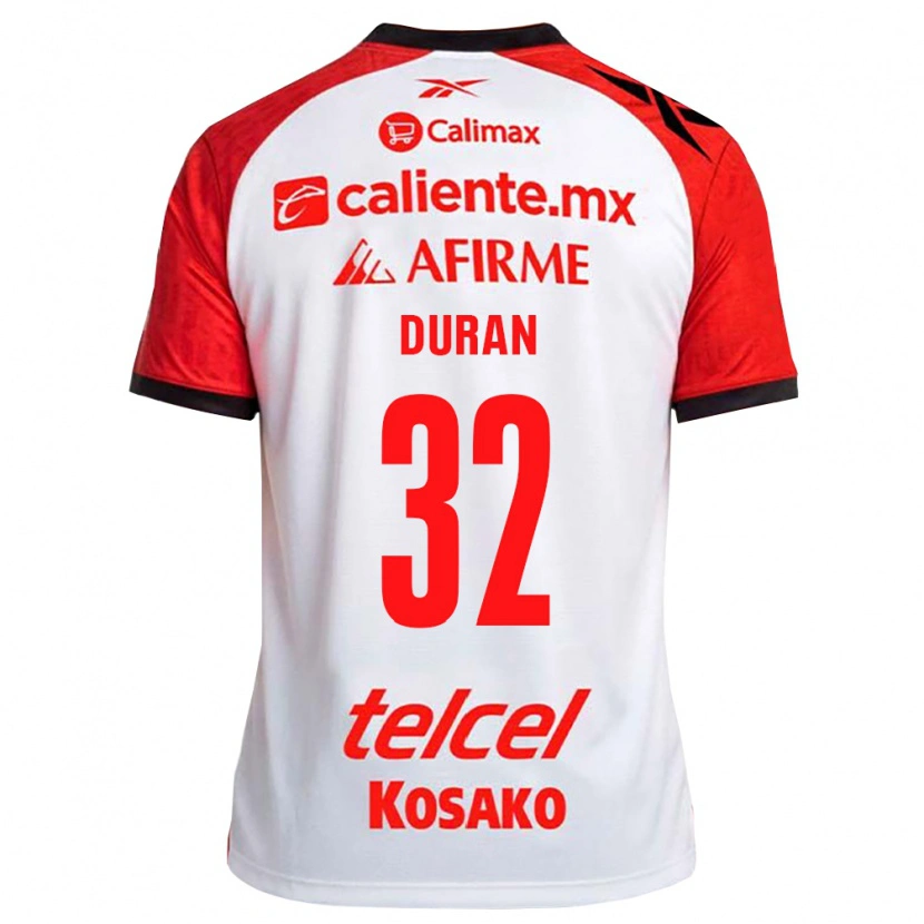 DanxenレディースAiled Duran#32白黒赤アウェイシャツ2026/27ジャージーユニフォーム