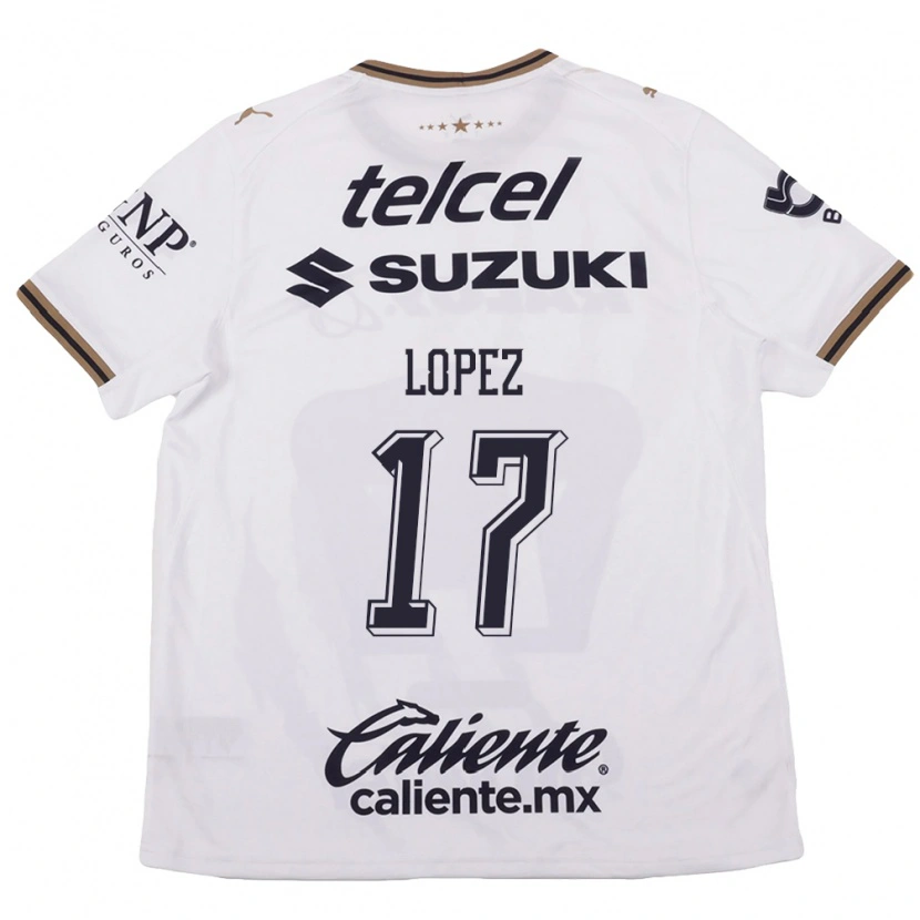 Danxenレディースレオネル・ロペス・ゴンサレス#17白黒茶アウェイシャツ2026/27ジャージーユニフォーム