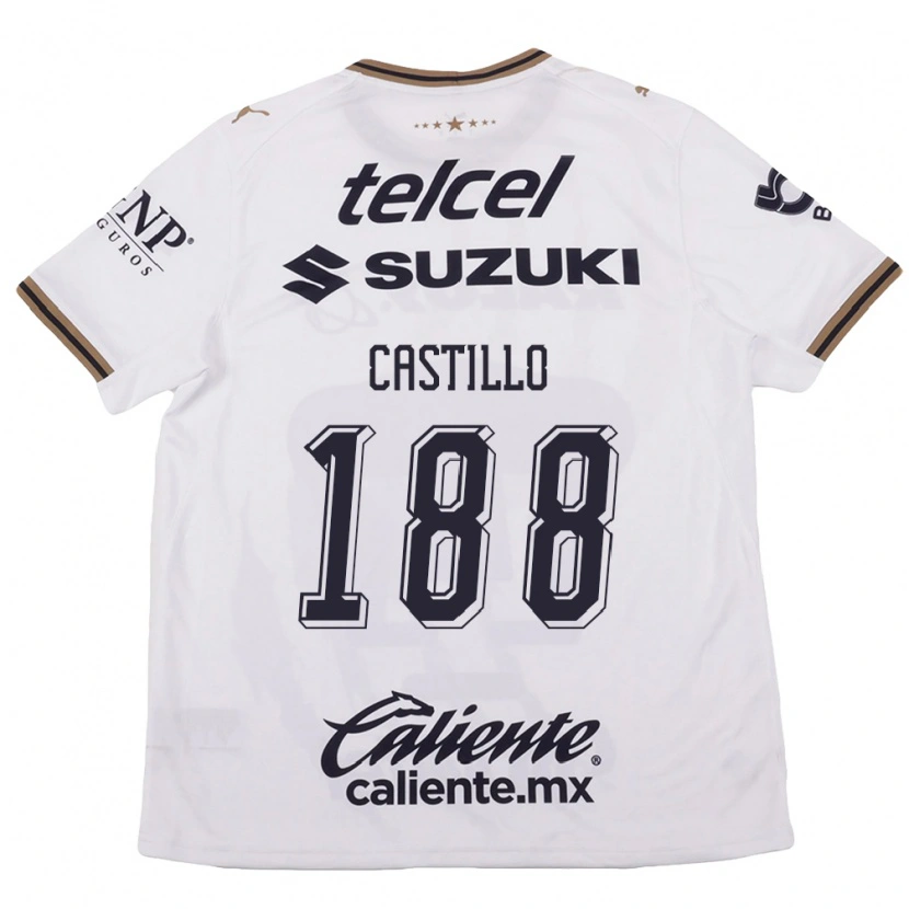 DanxenレディースChristian Castillo#188白黒茶アウェイシャツ2026/27ジャージーユニフォーム