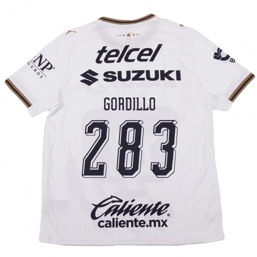 DanxenレディースLuis Gordillo#283白黒茶アウェイシャツ2026/27ジャージーユニフォーム