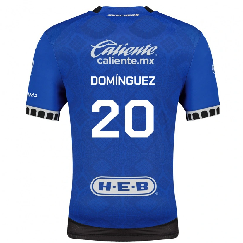 Danxenレディースミサエル・ドミンゲス#20ロイヤルブルー白黒アウェイシャツ2026/27ジャージーユニフォーム