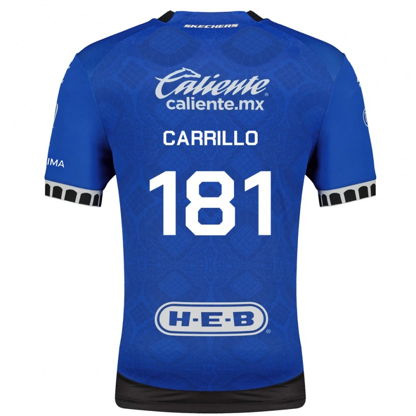 DanxenレディースÁngel Carrillo#181ロイヤルブルー白黒アウェイシャツ2026/27ジャージーユニフォーム