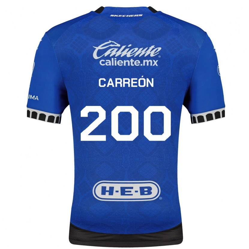 DanxenレディースCristian Carreón#200ロイヤルブルー白黒アウェイシャツ2026/27ジャージーユニフォーム