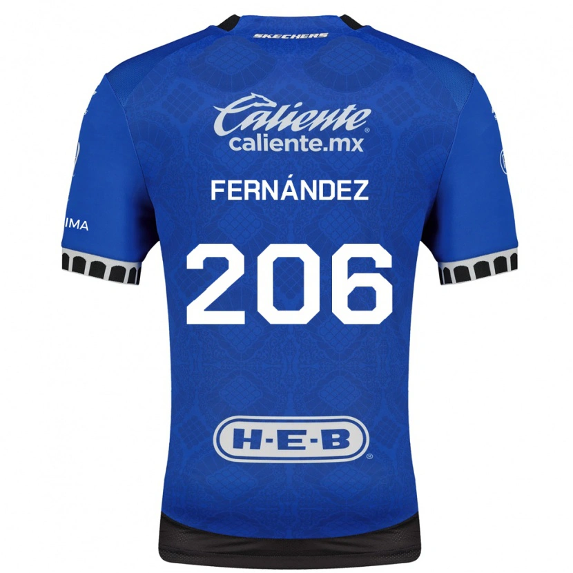 DanxenレディースErik Fernández#206ロイヤルブルー白黒アウェイシャツ2026/27ジャージーユニフォーム