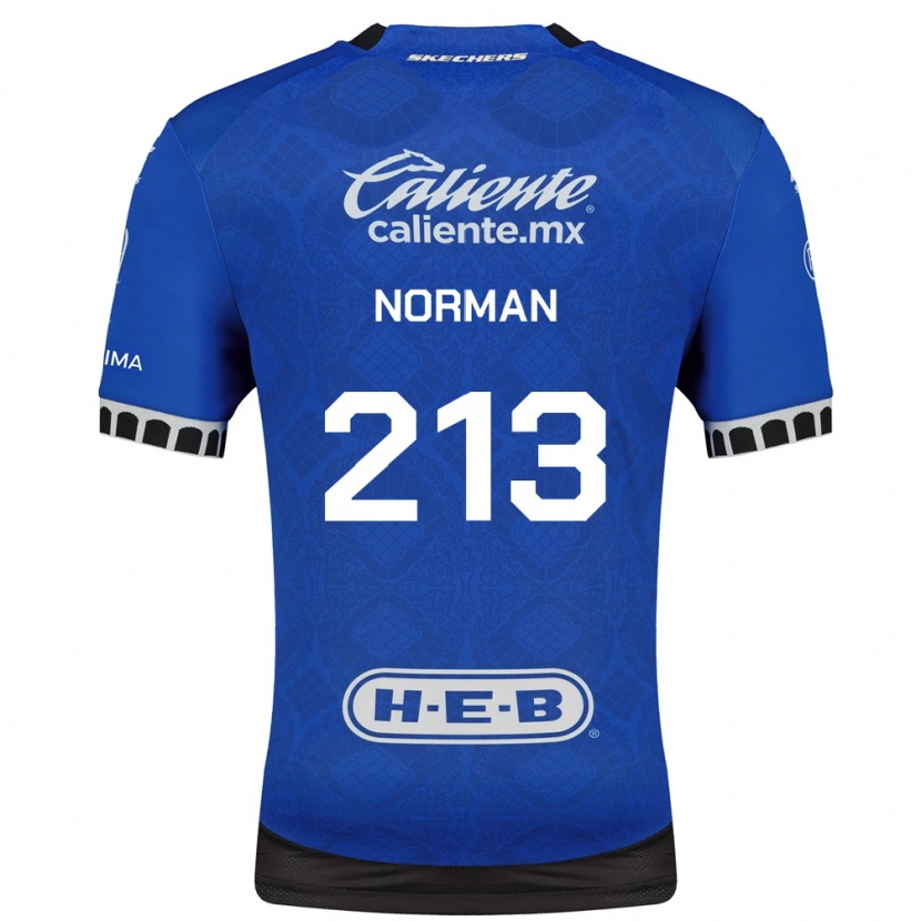 DanxenレディースHumberto Norman#213ロイヤルブルー白黒アウェイシャツ2026/27ジャージーユニフォーム