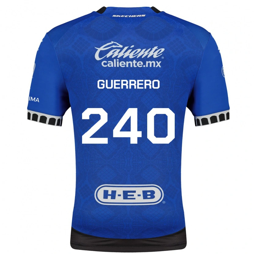 DanxenレディースTlaloc Guerrero#240ロイヤルブルー白黒アウェイシャツ2026/27ジャージーユニフォーム