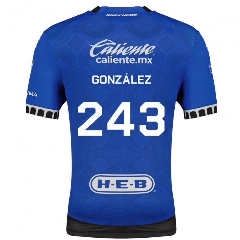 DanxenレディースLeonardo González#243ロイヤルブルー白黒アウェイシャツ2026/27ジャージーユニフォーム