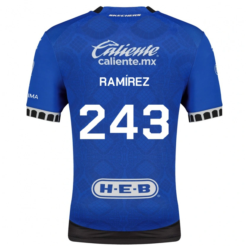 DanxenレディースEleazar Ramírez#243ロイヤルブルー白黒アウェイシャツ2026/27ジャージーユニフォーム