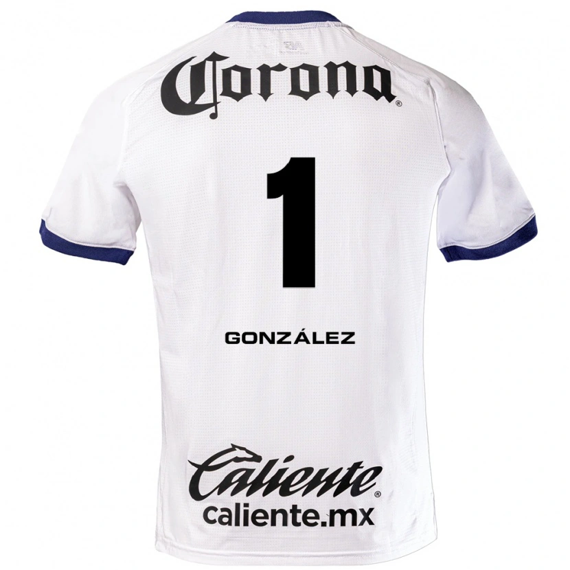 DanxenレディースHugo González#1白青黒アウェイシャツ2026/27ジャージーユニフォーム