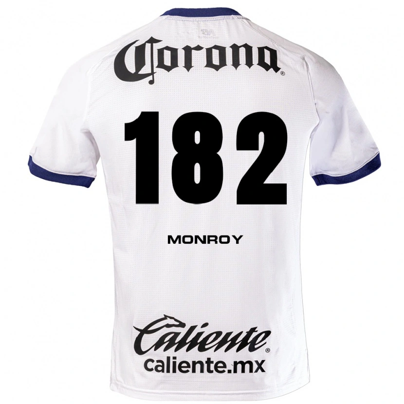 DanxenレディースBrayan Monroy#182白青黒アウェイシャツ2026/27ジャージーユニフォーム
