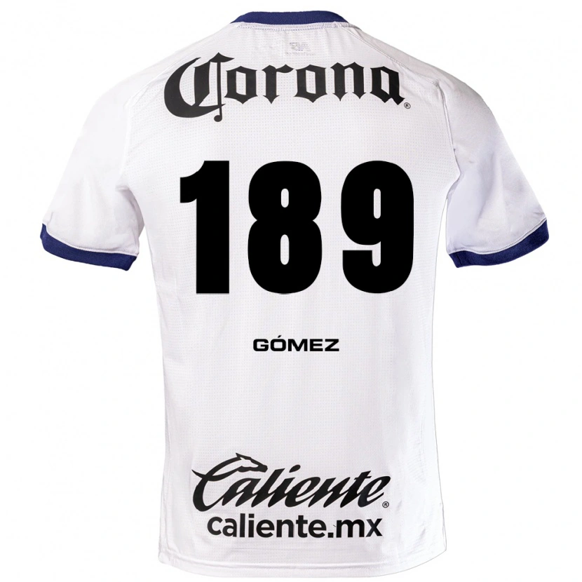 DanxenレディースEnrique Gómez#189白青黒アウェイシャツ2026/27ジャージーユニフォーム