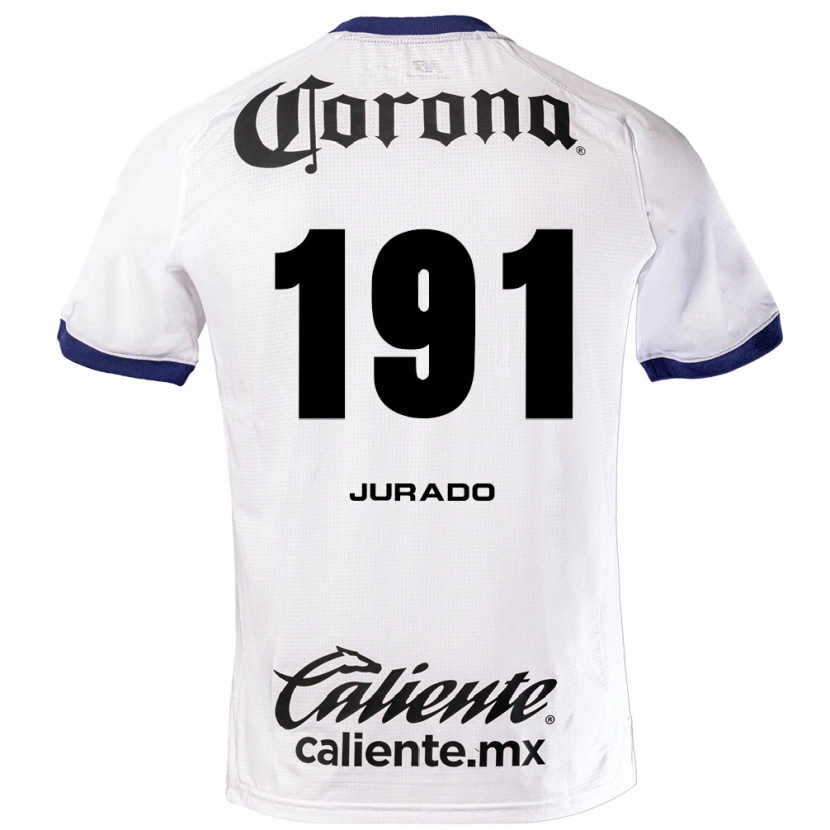 DanxenレディースPablo Jurado#191白青黒アウェイシャツ2026/27ジャージーユニフォーム