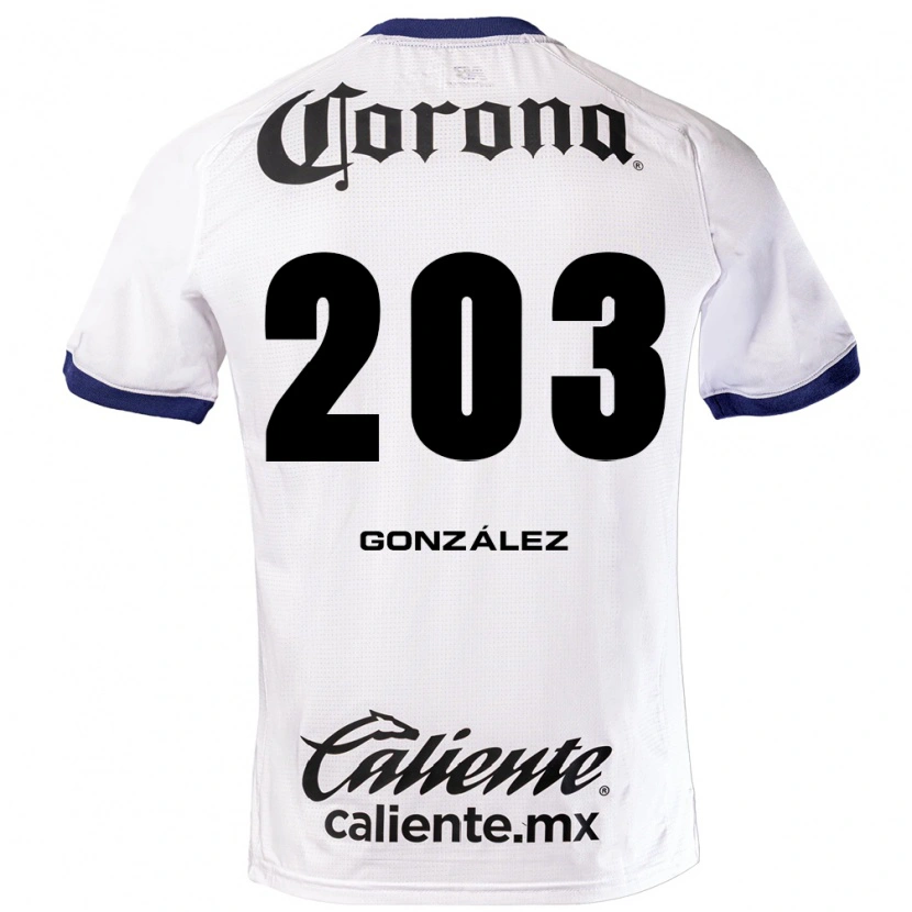 DanxenレディースLuis González#203白青黒アウェイシャツ2026/27ジャージーユニフォーム