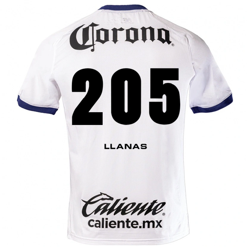 DanxenレディースEmmanuel Llanas#205白青黒アウェイシャツ2026/27ジャージーユニフォーム