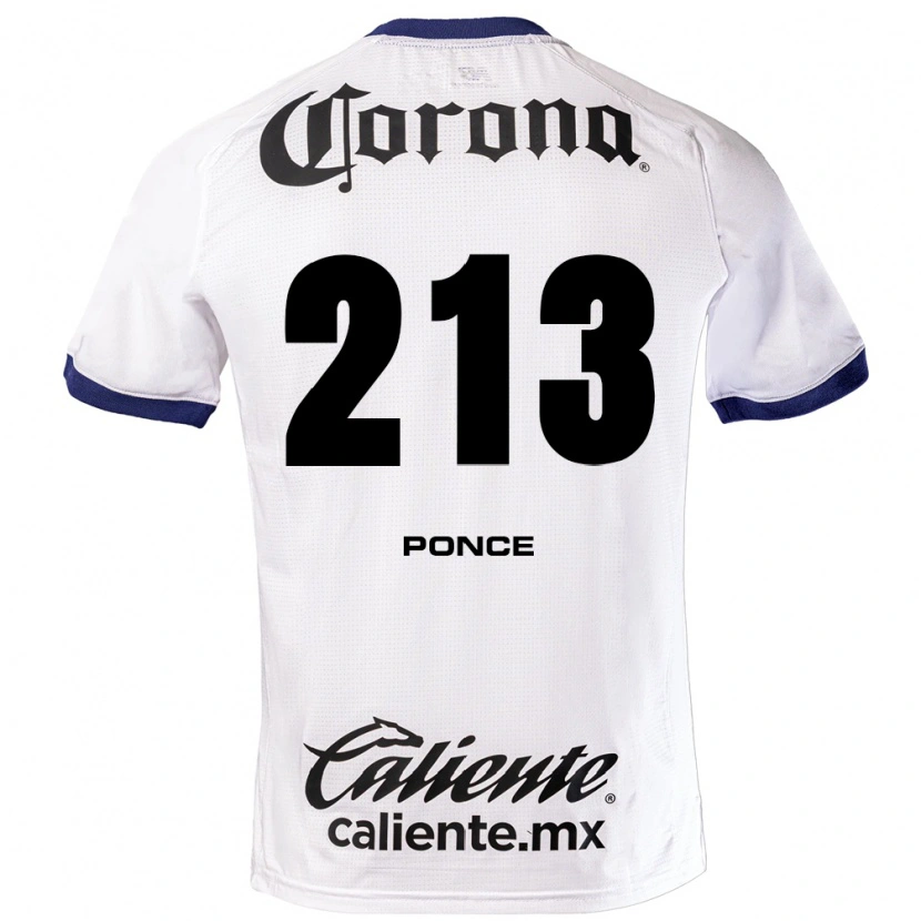 DanxenレディースSantiago Ponce#213白青黒アウェイシャツ2026/27ジャージーユニフォーム