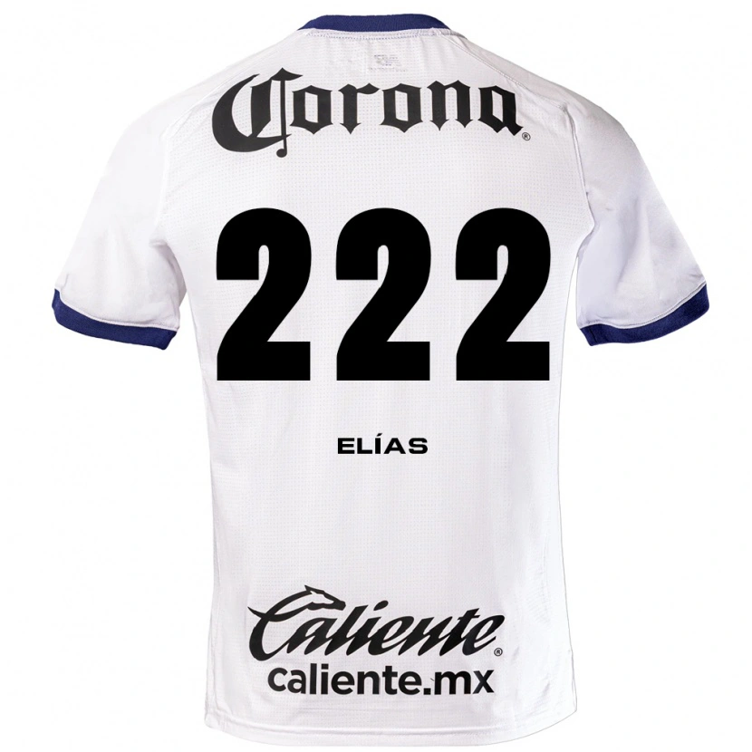 DanxenレディースCarlos Elías#222白青黒アウェイシャツ2026/27ジャージーユニフォーム
