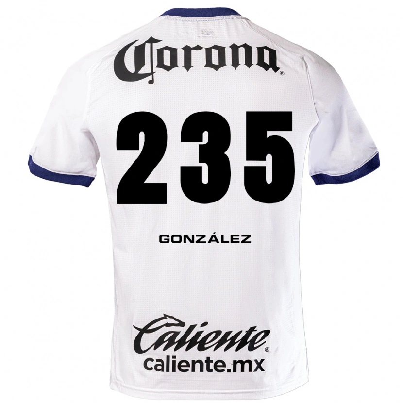 Danxenレディースイアン・ゴンサレス#235白青黒アウェイシャツ2026/27ジャージーユニフォーム