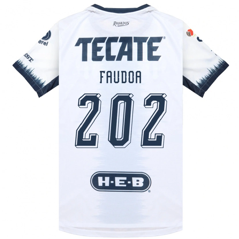 DanxenレディースJuan Faudoa#202白藍色赤アウェイシャツ2026/27ジャージーユニフォーム