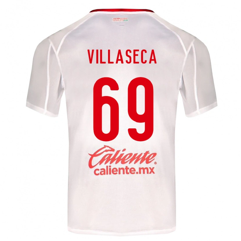 DanxenレディースDaniel Villaseca#69白緑赤アウェイシャツ2026/27ジャージーユニフォーム