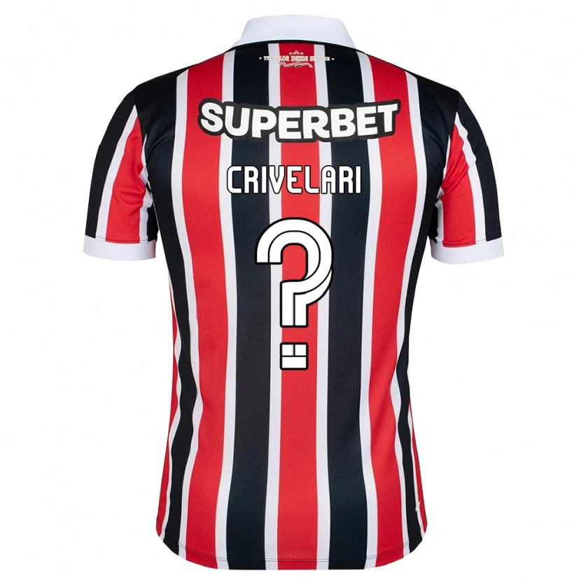 DanxenレディースGiovanna Crivelari#0赤白黒アウェイシャツ2026/27ジャージーユニフォーム
