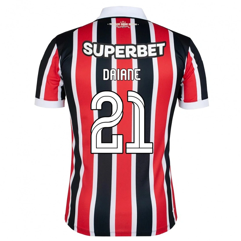 DanxenレディースDaiane#21赤白黒アウェイシャツ2026/27ジャージーユニフォーム