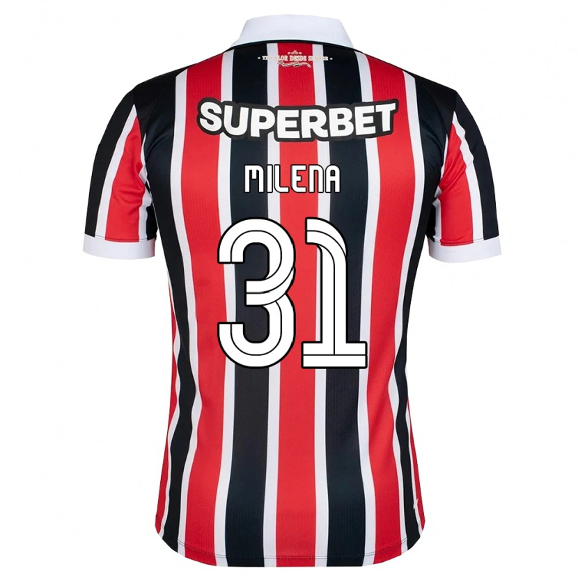 DanxenレディースMilena#31赤白黒アウェイシャツ2026/27ジャージーユニフォーム