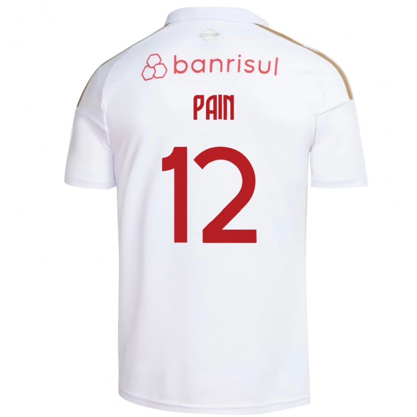 DanxenレディースLuan Pain#12白赤アウェイシャツ2026/27ジャージーユニフォーム