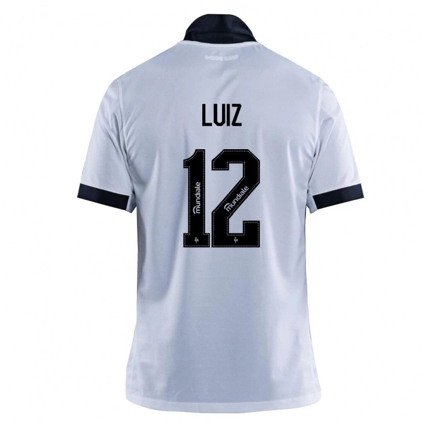 DanxenレディースEstevan Luiz#12黒白アウェイシャツ2026/27ジャージーユニフォーム