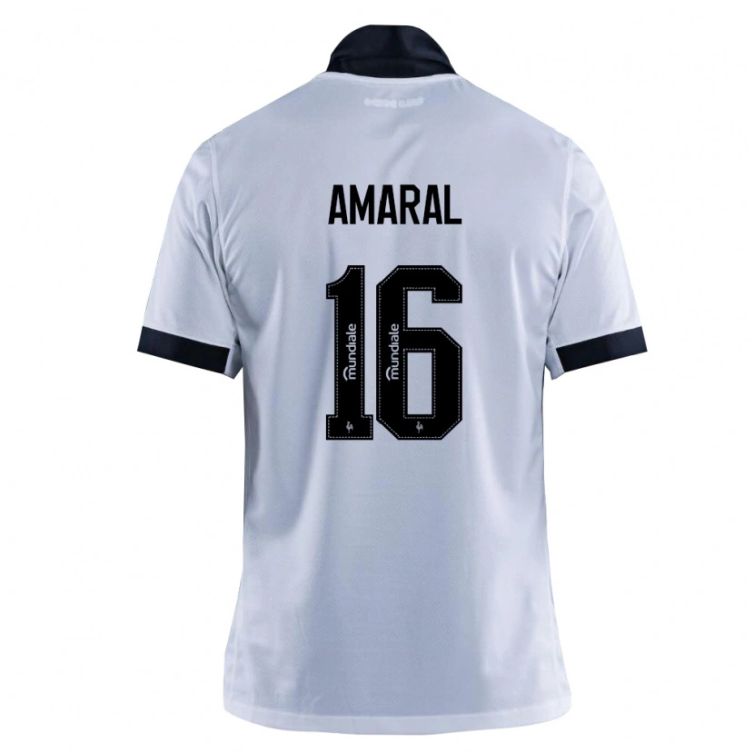 DanxenレディースEnzo Amaral#16黒白アウェイシャツ2026/27ジャージーユニフォーム