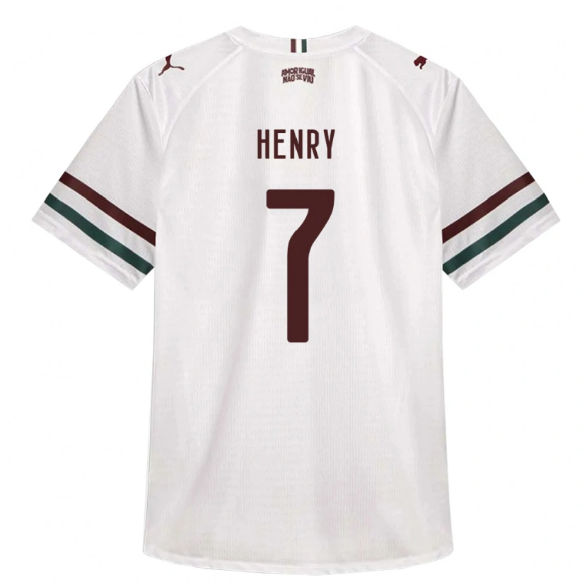 DanxenレディースPaul Henry#7白緑バーガンディアウェイシャツ2026/27ジャージーユニフォーム
