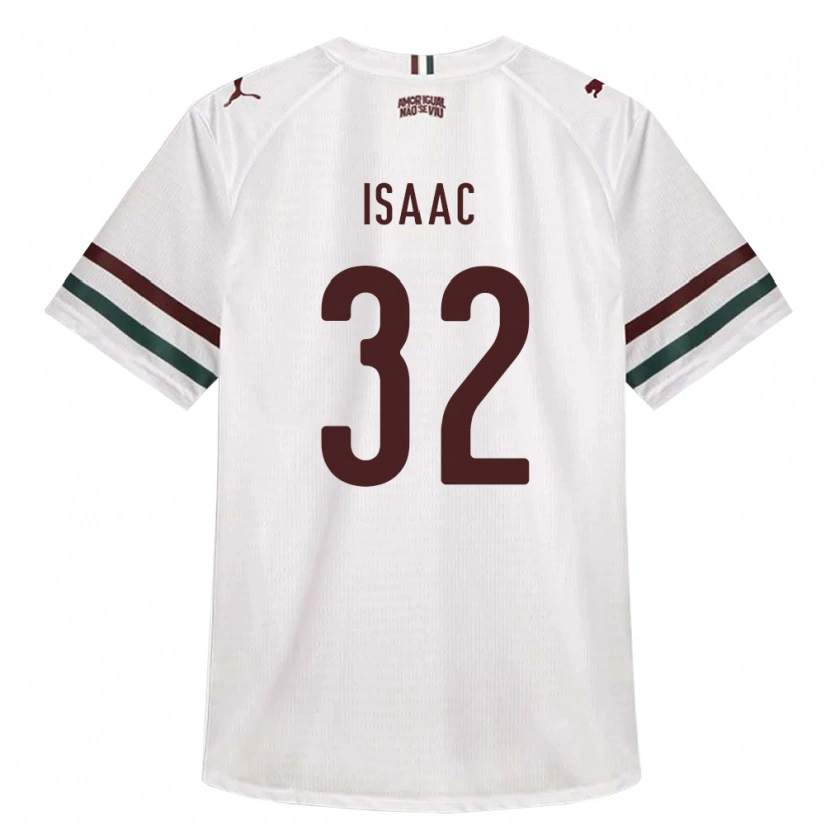 DanxenレディースIsaac#32白緑バーガンディアウェイシャツ2026/27ジャージーユニフォーム