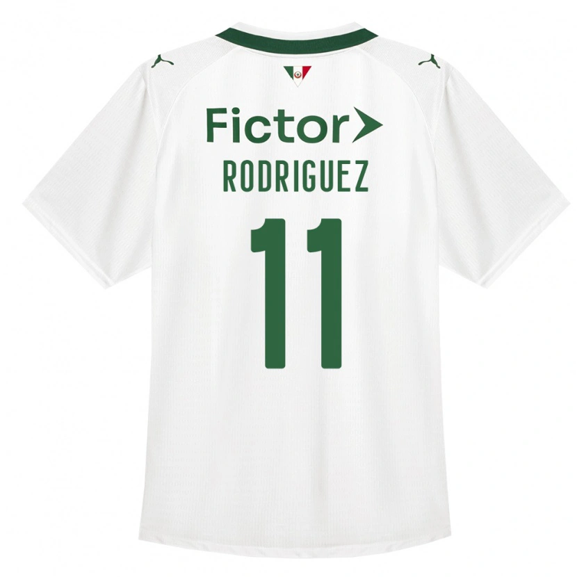 DanxenレディースYamila Rodríguez#11緑白アウェイシャツ2026/27ジャージーユニフォーム