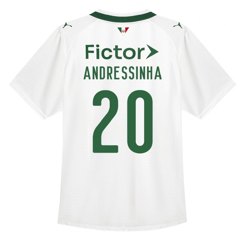 Danxenレディースアンドレシーニャ#20緑白アウェイシャツ2026/27ジャージーユニフォーム