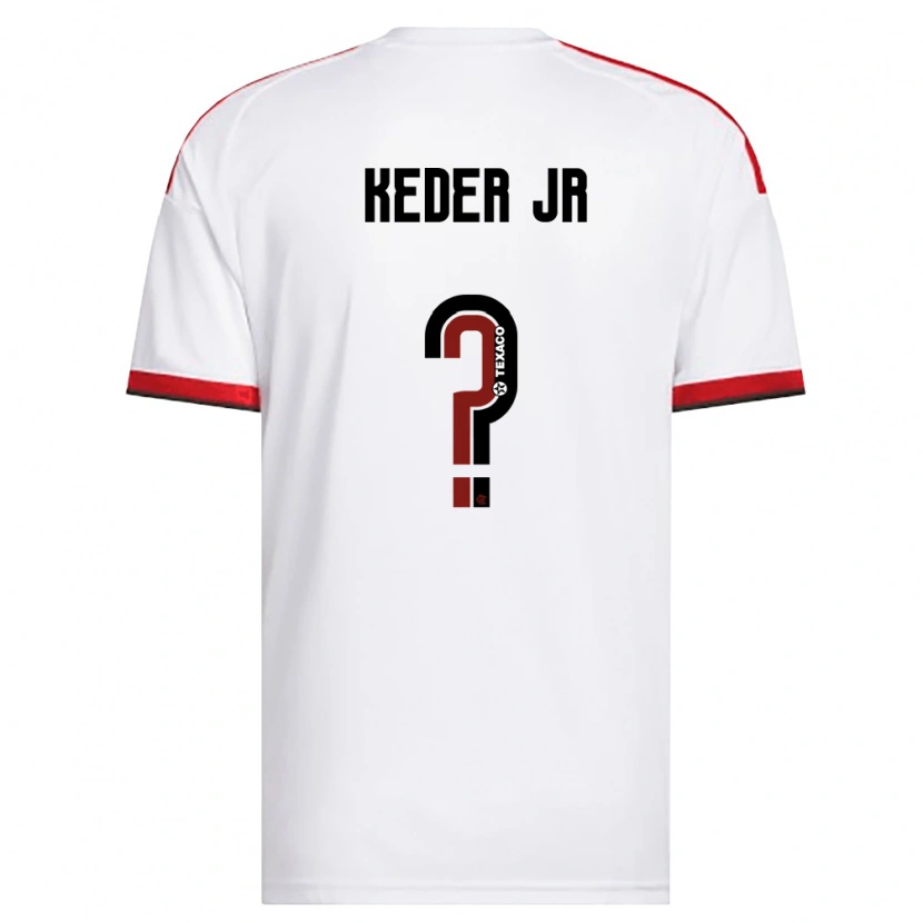 DanxenレディースKeder Jr#0白赤黒アウェイシャツ2026/27ジャージーユニフォーム