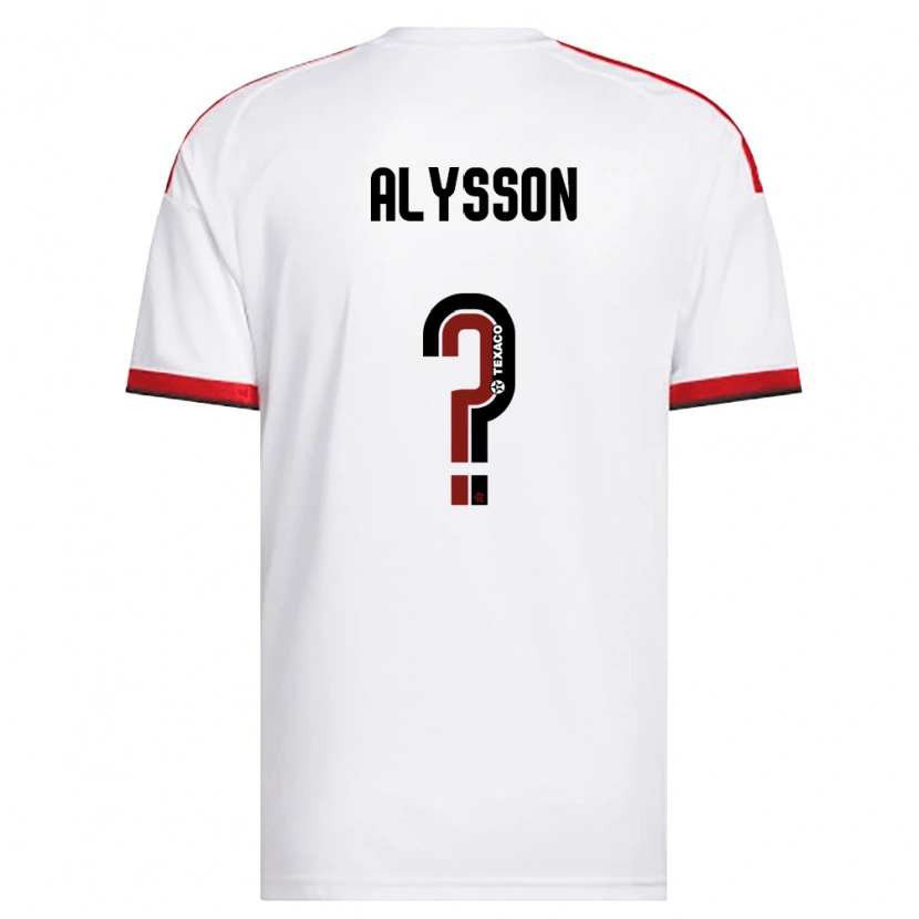 DanxenレディースAlysson Aguiar#0白赤黒アウェイシャツ2026/27ジャージーユニフォーム