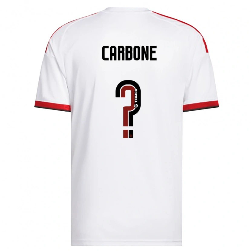 DanxenレディースCarbone#0白赤黒アウェイシャツ2026/27ジャージーユニフォーム
