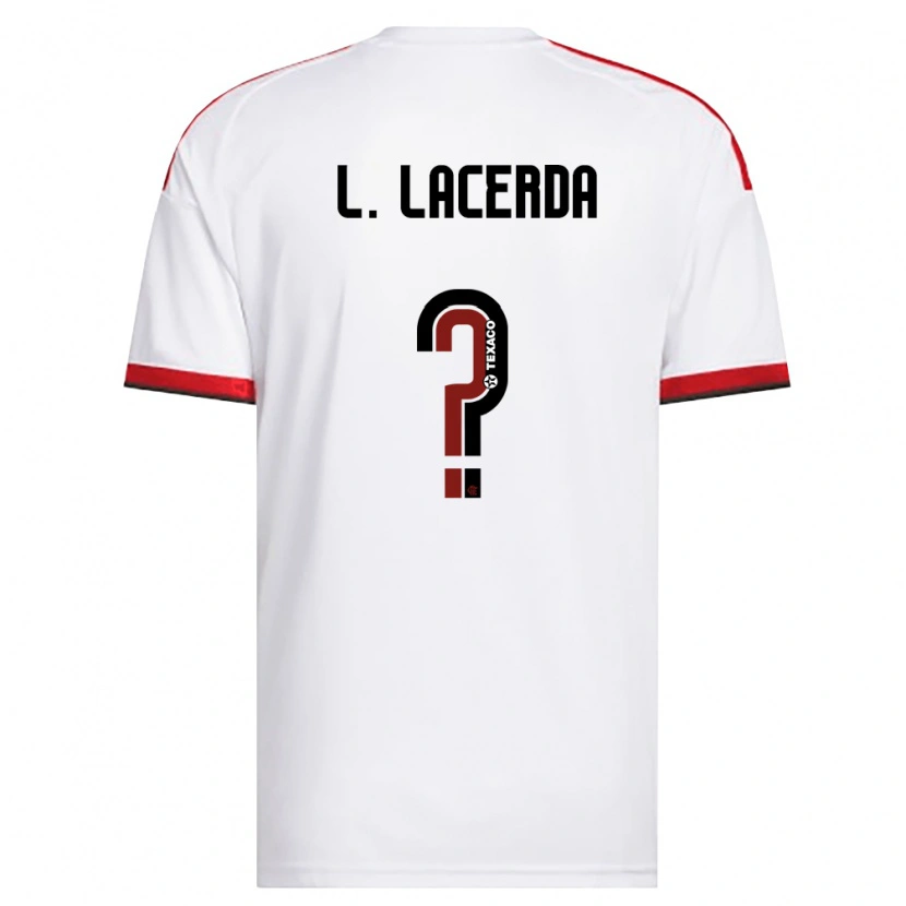DanxenレディースIago Lacerda#0白赤黒アウェイシャツ2026/27ジャージーユニフォーム