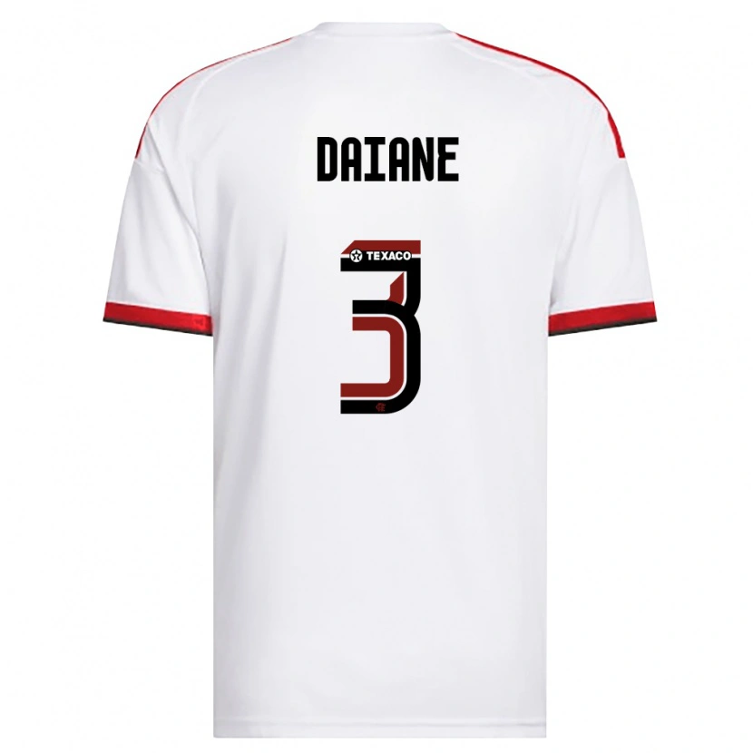 DanxenレディースDaiane#3白赤黒アウェイシャツ2026/27ジャージーユニフォーム