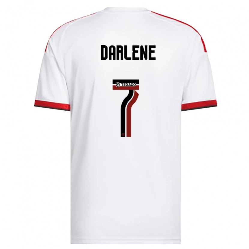 DanxenレディースDarlene#7白赤黒アウェイシャツ2026/27ジャージーユニフォーム