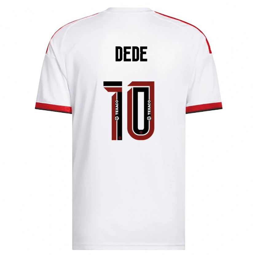 DanxenレディースAndressa Dede#10白赤黒アウェイシャツ2026/27ジャージーユニフォーム