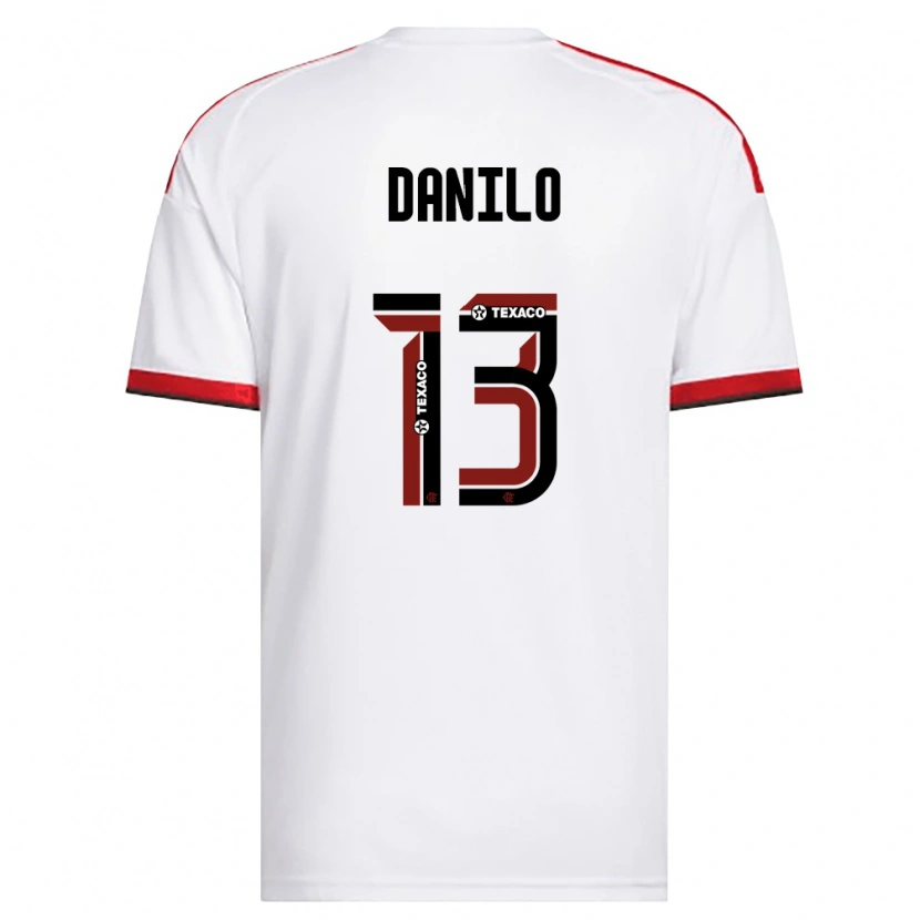 Danxenレディースダニーロ#13白赤黒アウェイシャツ2026/27ジャージーユニフォーム