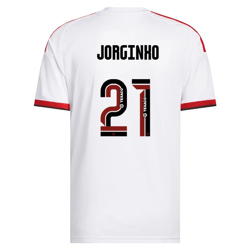 Danxenレディースジョルジ・ルイス・フレーロ・フィーリョ#21白赤黒アウェイシャツ2026/27ジャージーユニフォーム