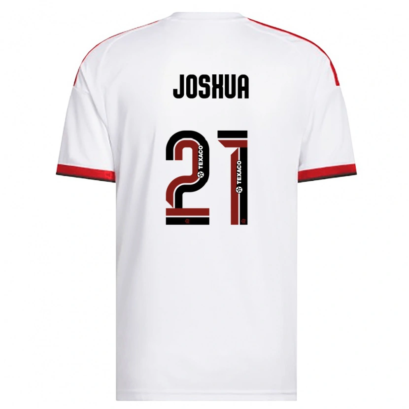 DanxenレディースJoshua#21白赤黒アウェイシャツ2026/27ジャージーユニフォーム