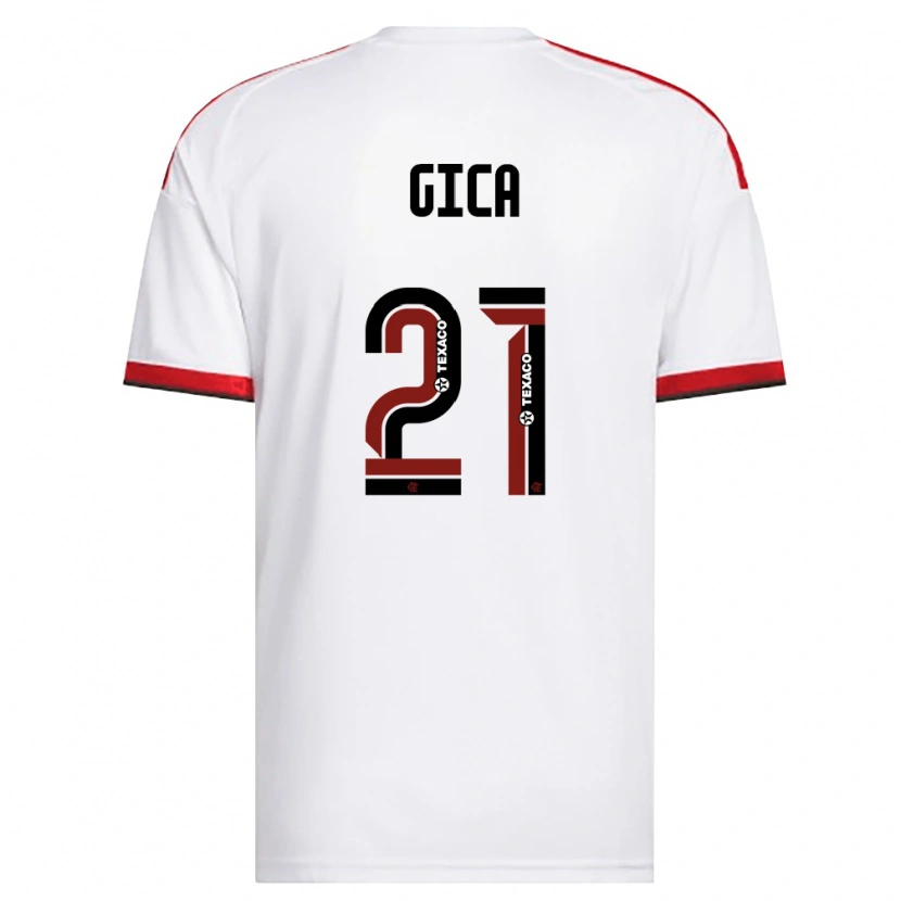 DanxenレディースGica#21白赤黒アウェイシャツ2026/27ジャージーユニフォーム