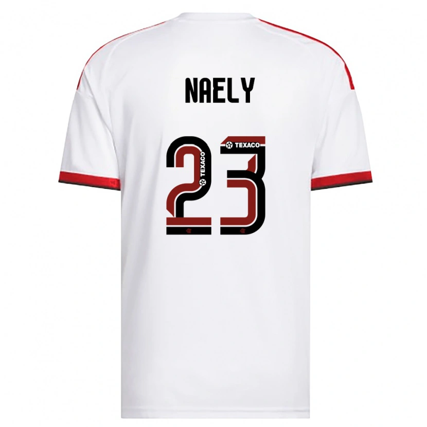DanxenレディースNaely#23白赤黒アウェイシャツ2026/27ジャージーユニフォーム
