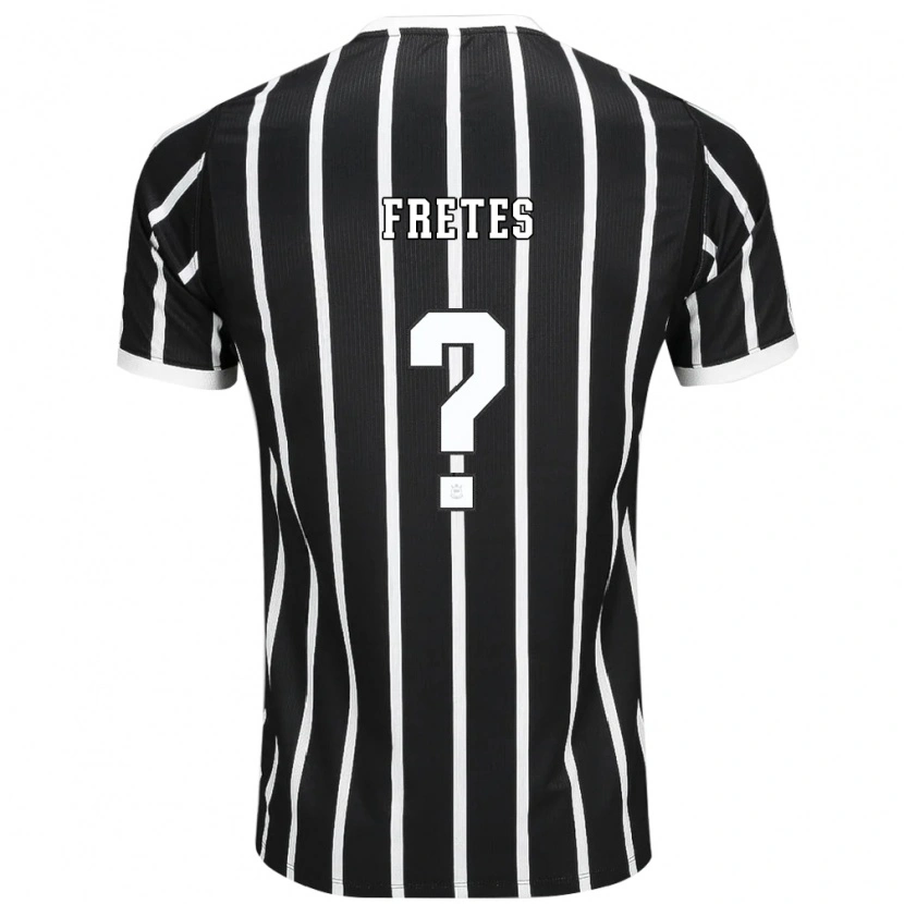 DanxenレディースThomas Fretes#0黒白赤アウェイシャツ2026/27ジャージーユニフォーム