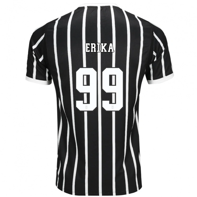 DanxenレディースÉrika#99黒白赤アウェイシャツ2026/27ジャージーユニフォーム