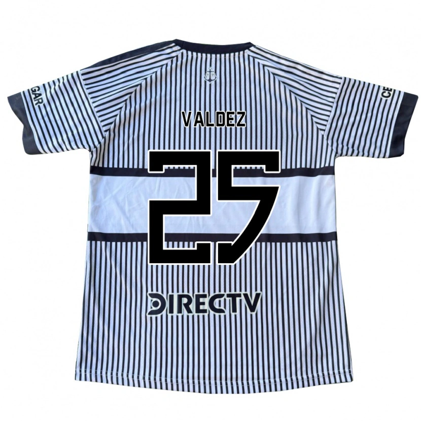 Danxenレディースブルーノ・バルデス#25白黒黄アウェイシャツ2026/27ジャージーユニフォーム