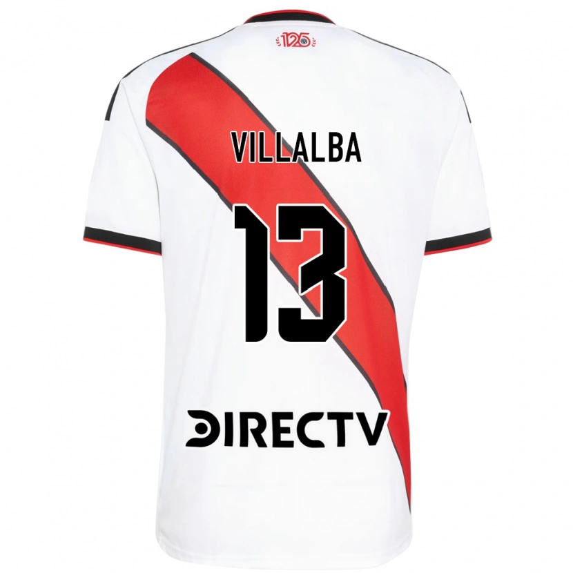 DanxenキッズJonathan Villalba#13赤白黒ホームシャツ2026/27ジャージーユニフォーム
