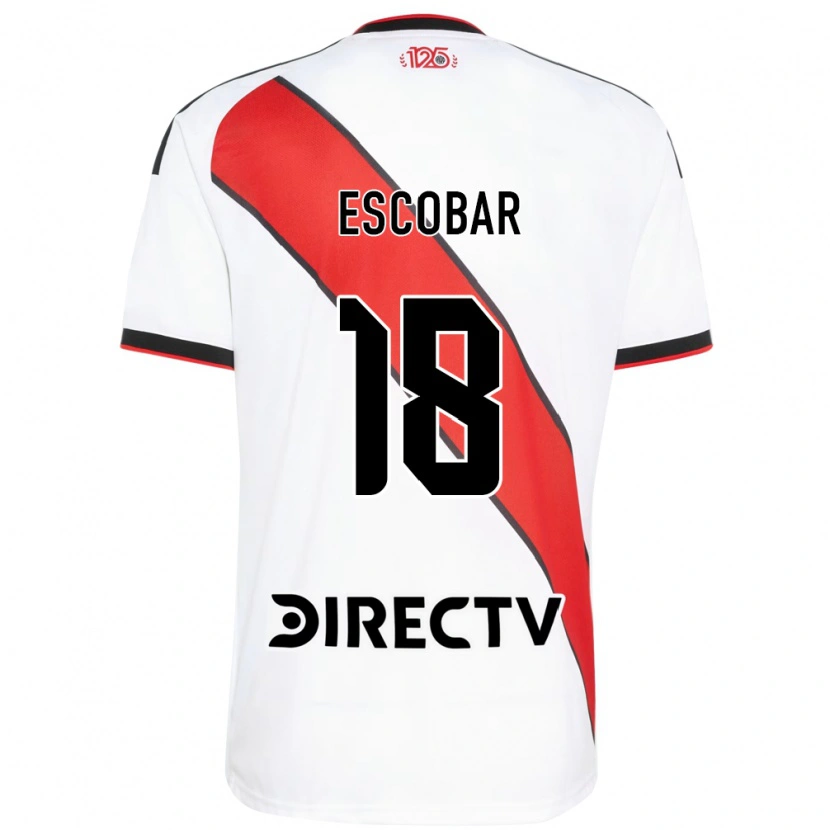 DanxenキッズGalo Escobar#18赤白黒ホームシャツ2026/27ジャージーユニフォーム